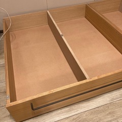 無印良品　ベッドフレーム下収納　2個セット　の画像
