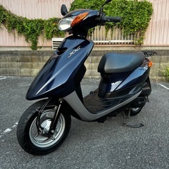 ヤマハ　ジョグFI SA36J 紺色　実働　動画あり　大阪府の画像