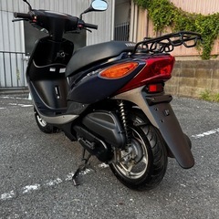 ヤマハ　ジョグFI SA36J 紺色　実働　動画あり　大阪府の画像