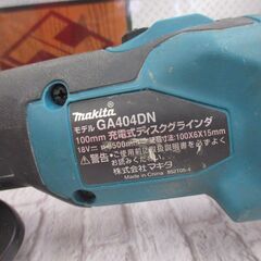 makita マキタ GA404DN グラインダ カバー無 18V 本体のみ 留め具欠品 中古品 【ハンズクラフト宜野湾店】の画像