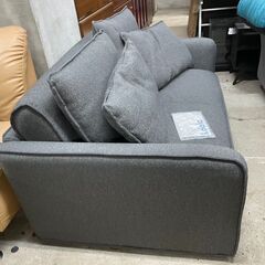 ソファベッド　No.4057　コアラ　CUSHY　チャコールグレー　※マットレス部分シミあり　【リサイクルショップどりーむ天保山店】の画像