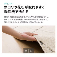ニトリ タフトラグの画像