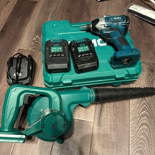 KIMO インパクトドライバー　ブロワー　バッテリー2個付き