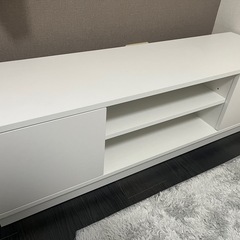 ロータイプテレビ台　Whiteの画像