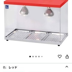業務用フードホットショーケース 3面ガラスの画像