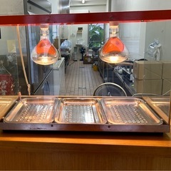業務用フードホットショーケース 3面ガラスの画像
