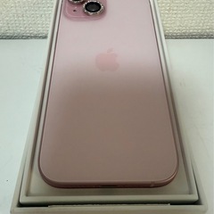 iPhone15/128/ピンク　ケース付き　の画像