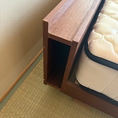 セミダブルベッド ポケットコイルの画像