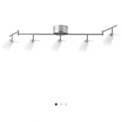 IKEA 5灯ステンレスシーリングライトの画像