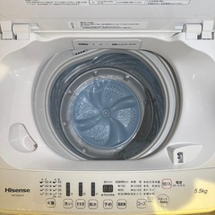 （お取引者確定⚠️） 
Hisense HW-G55A-W 全自動洗濯機 ホワイトの画像