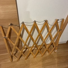 木製ベビーフェンスの画像