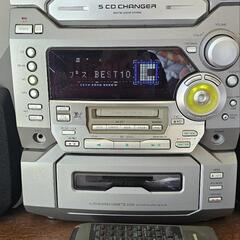 CD MD ラジカセ コンポの画像
