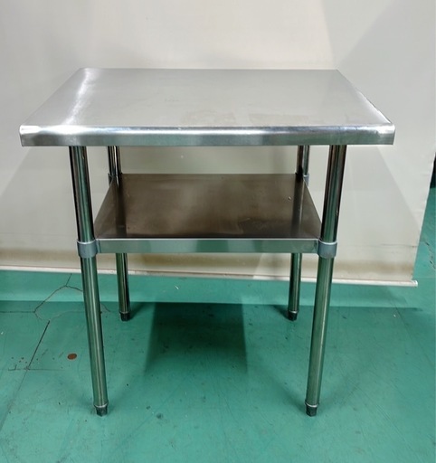 【中古】¥5,000　スチール製 作業台 業務用 厨房器具　【IH117】
