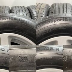 新車外し Continental 285/45R21 255/50R21 夏タイヤ【ロールスロイス カリナン 純正ホイール 21インチ 8J/9.5J5HPCD112+35】MP038MS+クレジットカード QRコード決済可能の画像