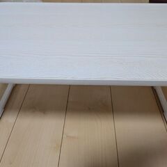 折りたたみテーブル 小 59×35×H28の画像