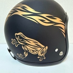 ジェットヘルメット　シールド付きの画像