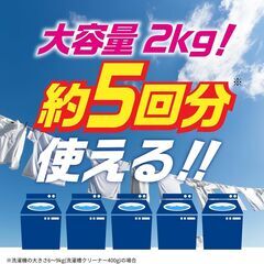 【定価1800円★半額以下！★新品・5回分】NATUXIA パックス 洗たく槽クリーナー 2kg 酸素系の画像
