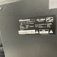 【中古】¥8,800 24型液晶テレビ　ハイセンス　【IH106】の画像