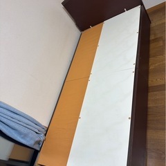 引き出し付きベット(マットレス無し)の画像
