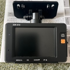 コムテック　 COMTEC ZDR-015 ドライブレコーダー　前後2カメラの画像