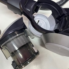 SHARP サイクロン掃除機 EC-P8X 紙パック不要 クリーナー 内部クリーニング 動作確認済 モーターヘッド回転OK！ 中古品 ③の画像