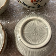 醤油さし　小皿５枚　陶器製の画像