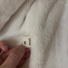 耳つきボアジャケット90cmの画像