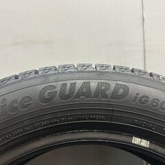 【走行短め】YOKOHAMA ice GUARD iG60 155/65R14 14インチ スタッドレス 1本 23年製 ミライース デイズ ワゴンR スペーシア等　(KTJ592)クレジットカード QRコード決済可能の画像