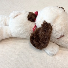 SNOOPY 寝そべりスヌーピー　ふんわりモカBIG ぬいぐるみの画像