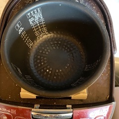 HITACHI RZ-SG10Jスチーム炊飯器 赤の画像