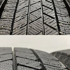 【BS BLIZZAK VRX3 195/65R16】スタッドレス【BALMINUM T10 16インチ 6J4HPCD100+40】21年製 バリ溝 ライズ ロッキー レックス等　(KTK600)クレジットカード QRコード決済可能の画像