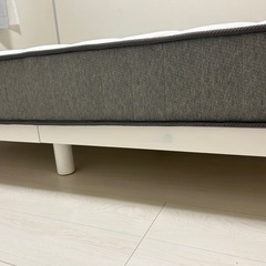 ベッド すのこベッド すのこ セミダブル ベッドフレーム シングルベッド 脚付きベッド 高さ調整 木製ベッド 天然木 無垢材 北欧 北欧 ローベッド 天然竹 バンブー シンプルの画像