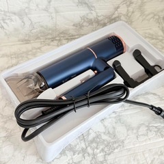 1500W　大風量　速乾　ドライヤー　高密度マイナスイオン　ブルー　青の画像