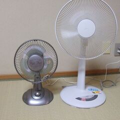 オ－ム電機製　20cmサイズ扇風機の画像