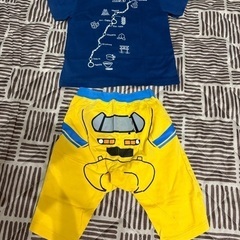 Dr. Yellow Tシャツ　ハーフパンツセット 120 110の画像