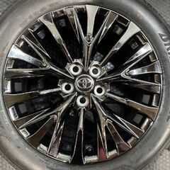 新品 バランス済【BS ALENZA 001 225/55R19】夏タイヤ【トヨタ 40ヴェルファイア 純正ホイール 7J5HPCD120+40】スパッタリング　(MTQ529)クレジットカード QRコード決済可能の画像