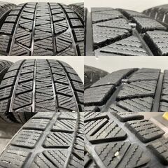 【BS BLIZZAK DM-V3 265/65R17】スタッドレス【三菱 V93W/V98W パジェロ 純正ホイール 7.5J6HPCD139.7+40】バリ溝　(KTT653クレジットカード QRコード決済可能の画像