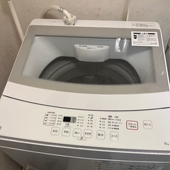 ニトリ　洗濯機　21年製　6kg の画像