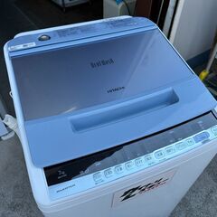【動作保証あり】HITACHI ビートウォッシュ 2019年 BW-V70C(A) 7.0kg 全自動洗濯機【管理KRS797】の画像