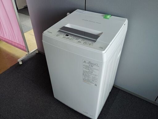 中古】 東芝 TOSHIBA 洗濯機 2024年製 全自動洗濯機 4.5kg ホワイト
