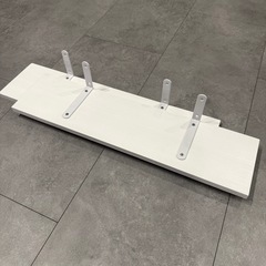 棚板 LABRICO ラブリコ パイン集成材 白 幅60×奥行15×高さ1.5cm （ 板 パーツ DIY 60cm パイン材 飾り棚 収納 壁面収納 壁 収納用品 ディスプレイ 木材 おしゃれ ホワイト ブラウン 賃貸 壁掛け シェルフ ラック 見せる収納 ）【39ショップ】の画像