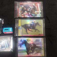 競馬！　サラブレッドホースコレクション　キタサンブラック　エピファネイア　金箔　サイン　カード　まねき馬倶楽部　SPカード　ロードカナロア　ノーマル　ドゥラメンテ　エアグルーヴ　ダンスインザムード　カード　イクイノックス　アクリルスタンド　ノーザンホースパーク　ゼッケン　キーホルダー　全てセット！　セット売りのみ！の画像