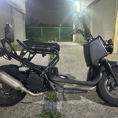 堺市南区発　ホンダ　ズーマー　AF58 バックレスト　スパトラマフラー　オイル交換済み　実働　格安　配送可　の画像