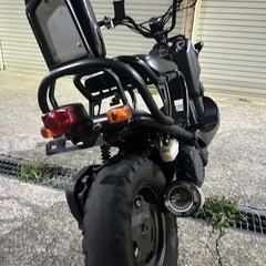 堺市南区発　ホンダ　ズーマー　AF58 バックレスト　スパトラマフラー　オイル交換済み　実働　格安　配送可　の画像