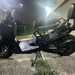 堺市南区発　ホンダ　ズーマー　AF58 バックレスト　スパトラマフラー　オイル交換済み　実働　格安　配送可　の画像