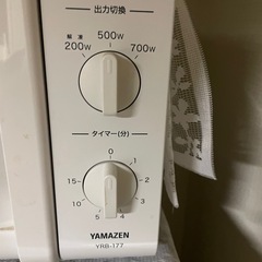 受け取り予定者あり-電子レンジの画像