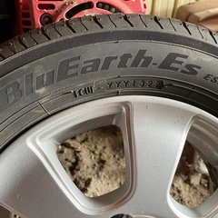 155/65R13   +42   ヨコハマ　ブルーアースES32   2022年製　4本セットの画像
