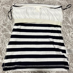 Ｈ＆Ｍ　ストライプのチューブトップの画像