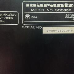 marantzダブルカセットデッキの画像