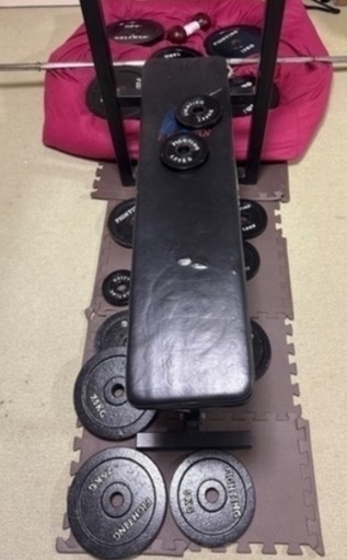 ベンチプレス　プレート　87.5kg